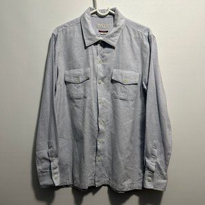 The Field Light Blue Button‎ Down Shirt Sz L